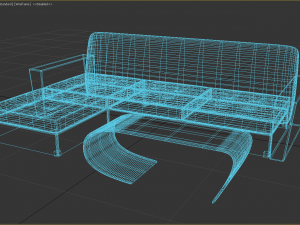 sofa Modello 3D