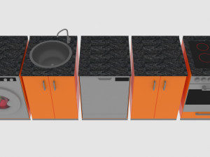 kitchen 3D मॉडल