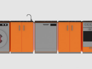 kitchen 3D मॉडल
