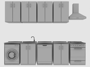 kitchen 3D मॉडल