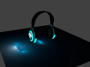 auriculares 3D Model