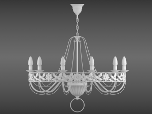 vintage chandelier Modèle 3D
