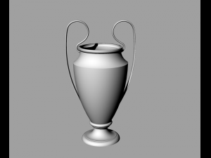 european champions league cup 3D Model