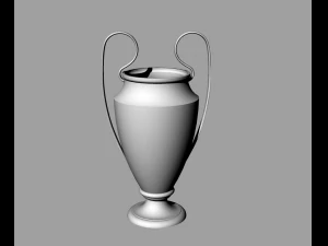 european champions league cup 3D Model