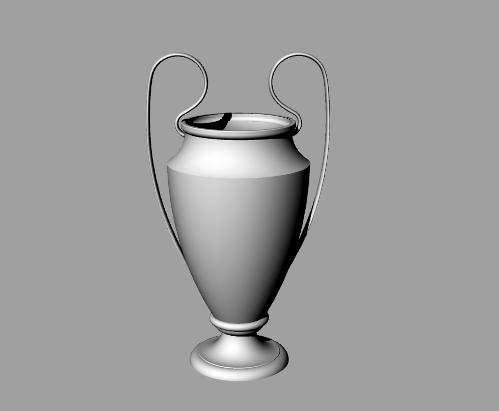 uefa euro league cup trophy 3D Model in Awards 3DExport