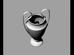 european champions league cup 3D Model