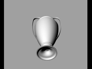 european champions league cup 3D Model