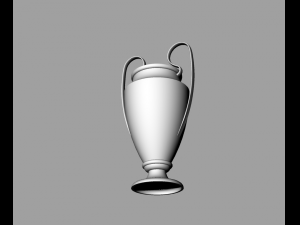 european champions league cup 3D Model