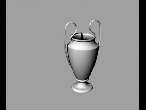 european champions league cup 3D Model