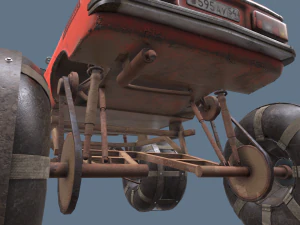 ज़ापोरोज़ेक ज़ज़ 968m 4k 3D मॉडल