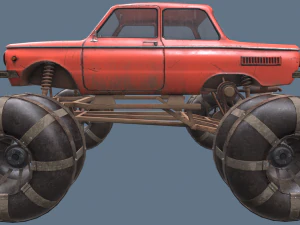 ज़ापोरोज़ेक ज़ज़ 968m 4k 3D मॉडल