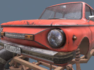 ज़ापोरोज़ेक ज़ज़ 968m 4k 3D मॉडल