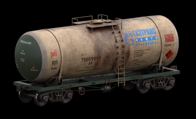vagon-tank lowpoly 4k textures 3D Model .c4d .max .obj .3ds .fbx .stl .blend