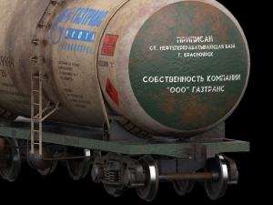 vagon-tank lowpoly 4k textures 3D Modell