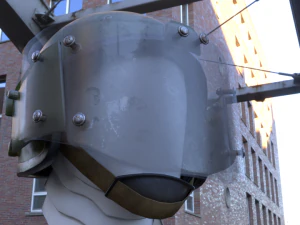 capacete militar russo zsh-1-2 4k Modelo 3D