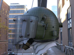 military russian helmet zsh-1-2 4k 3D Model