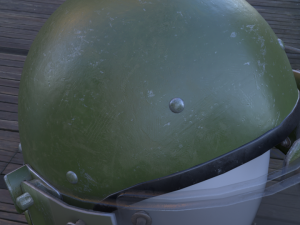 military russian helmet zsh-1-2 4k Modello 3D