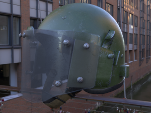 military russian helmet zsh-1-2 4k Modello 3D