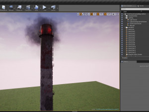 chimney tez industrial 4k Modelo 3D