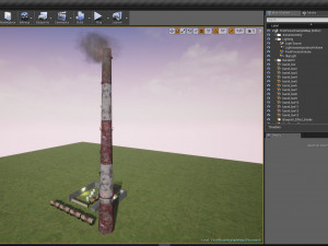 chimney tez industrial 4k Modelo 3D