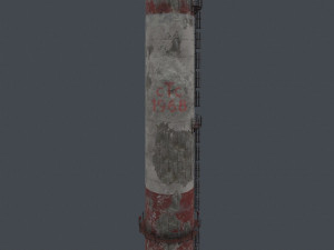 chimney tez industrial 4k Modelo 3D
