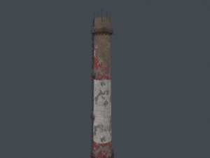 chimney tez industrial 4k Modelo 3D