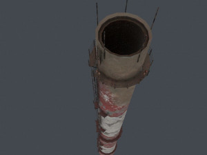 chimney tez industrial 4k Modelo 3D