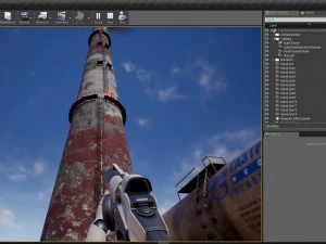chimney tez industrial 4k 3D Model