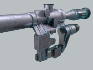 rifle scope pso-1 Modello 3D