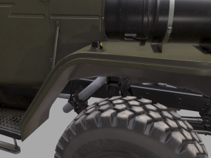 russian military truck ural-4320 3D मॉडल