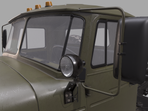 russian military truck ural-4320 3D मॉडल