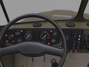 russian military truck ural-4320 3D मॉडल