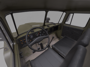 russian military truck ural-4320 3D मॉडल