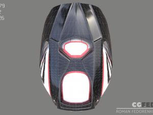 motocross helmet 4k 3D Model