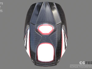 motocross helmet 4k 3D Model