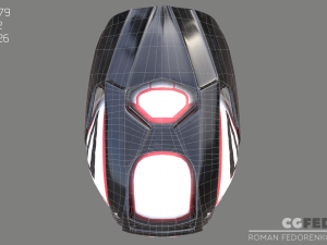 motocross helmet 4k 3D Model