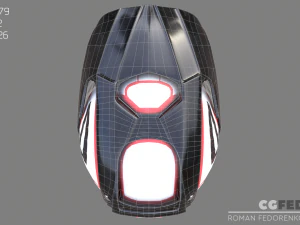 motocross helmet 4k 3D Model