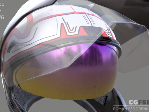 motocross helmet 4k 3D Model