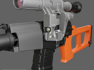 всс винторез 3D Модель