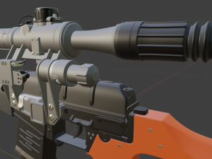 vss vintorez 3D Model