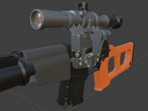vss vintorez 3D Model