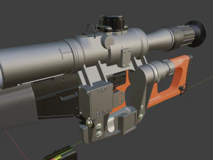 vss vintorez 3D Model