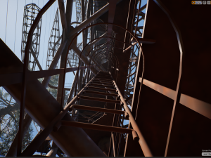 zgrls duga pripyat chernobyl - 2 game ready Modelo 3D