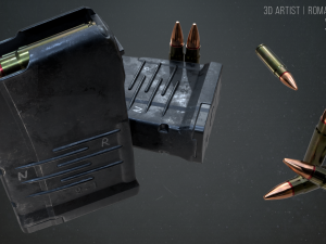 vss vintorez sniper rifle 3D 모델