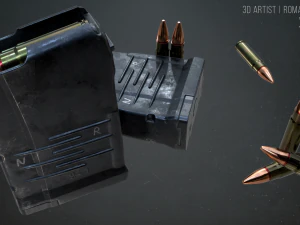 vss vintorez sniper rifle 3D Model