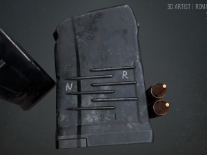 vss vintorez sniper rifle 3D 모델