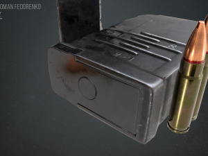 vss vintorez sniper rifle 3D 모델