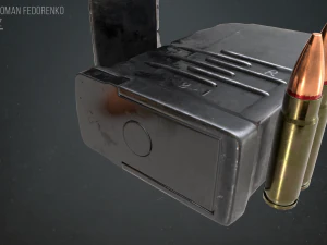 vss vintorez sniper rifle 3D Model
