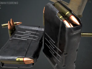 vss vintorez sniper rifle 3D Model