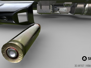 vss vintorez sniper rifle 3D 모델